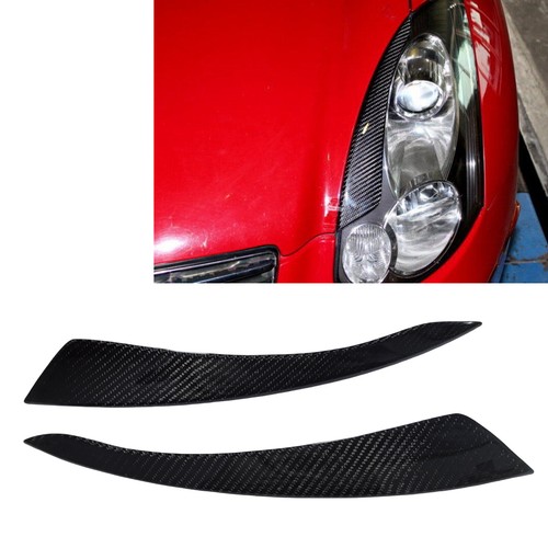 Carbon fiber headlight eyelid - carbon,